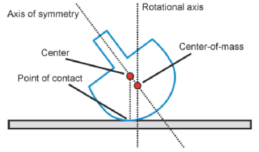 Rotational geometry of a Tippe Top